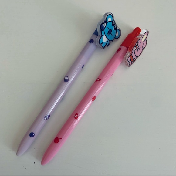 BT21 Koya & Cooky Acrylic Figure Pen Set - Picture 3 of 4